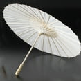 thumbnail image 6 of HONMEET Elegant White Paper Wedding Parasol with Durable Wooden Handle, Perfect for Outdoor Bridal Events and Photoshoots, 6 of 6