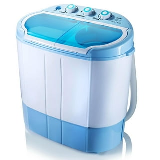 HomGarden 6.6lbs Capacity Portable Mini Washing Machine, Top-Load Washer  Spin Cycle Basket, Blue