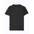 thumbnail image 3 of Chiccall Mens 2 Buttons T Shirt Casual Slim Short Sleeve Textured Tees for Men Lightweight Soft Breathable Summer Tops, 3 of 7