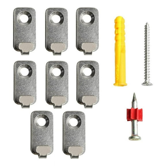 12PCS Wall Mount Hooks, Stainless Steel Hook, Heavy Duty Single Hole Hanger, Mini Hook T Shape
