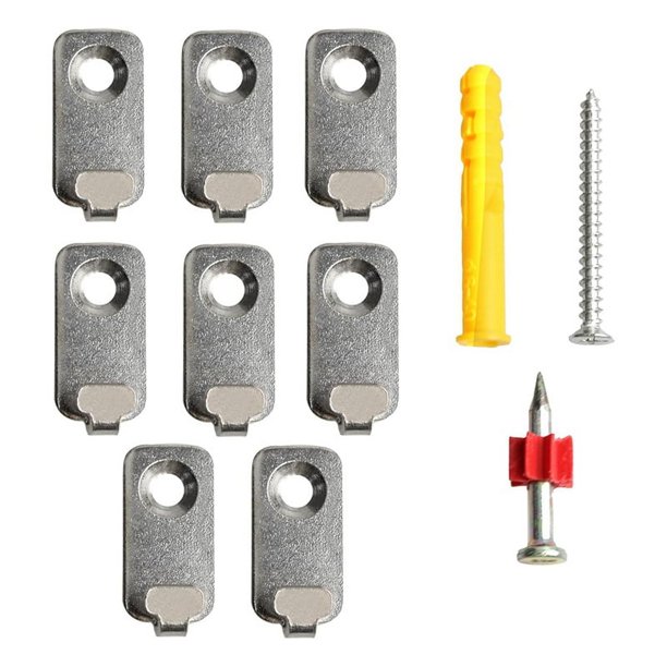 12 de Montaje en Pared, Gancho de Acero Inoxidable, Percha Resistente de un Solo Orificio, Mini Gancho en Forma de T
