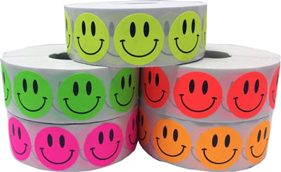 6 Pack Sticko Stickers-Jelly Smileys SPCS05 