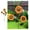 35 4 h, variant on Flower Garden Stakes Metal - 22" Spring Yard Art - Decorative Plant Stake for Lawn, Patio, Pathway - Indoor Outdoor Decor