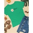thumbnail image 3 of Daisy Hand Drawn Blessed Text    T-Shirt Women -Image by Shutterstock, Female Large, 3 of 4