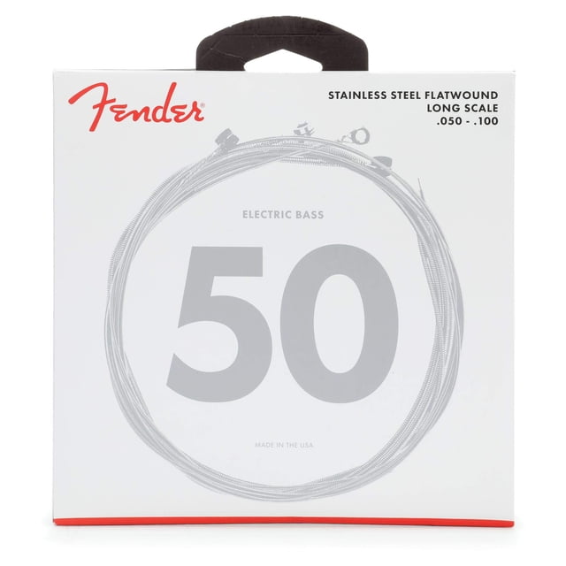 Cuerdas para bajo Fender 9050 de acero inoxidable Flatwound 9050ML