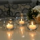 thumbnail image 1 of Candelabro de cristal transparente redondo esférico giratorio adornos de aromaterapia taza de vela taza vacía pequeño portavelas de huevo, 1 of 4