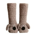 thumbnail image 2 of Fuzzy Cat Claw Socks for Women,Cute Animal Slipper Socks Sleeping Warm Socks Gift for Girls E Free, 2 of 3