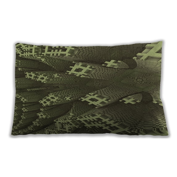 Ahgly Company Indoor Rectangular Contemporary Lumbar Throw Pillow, 13 inch by 19 inch
