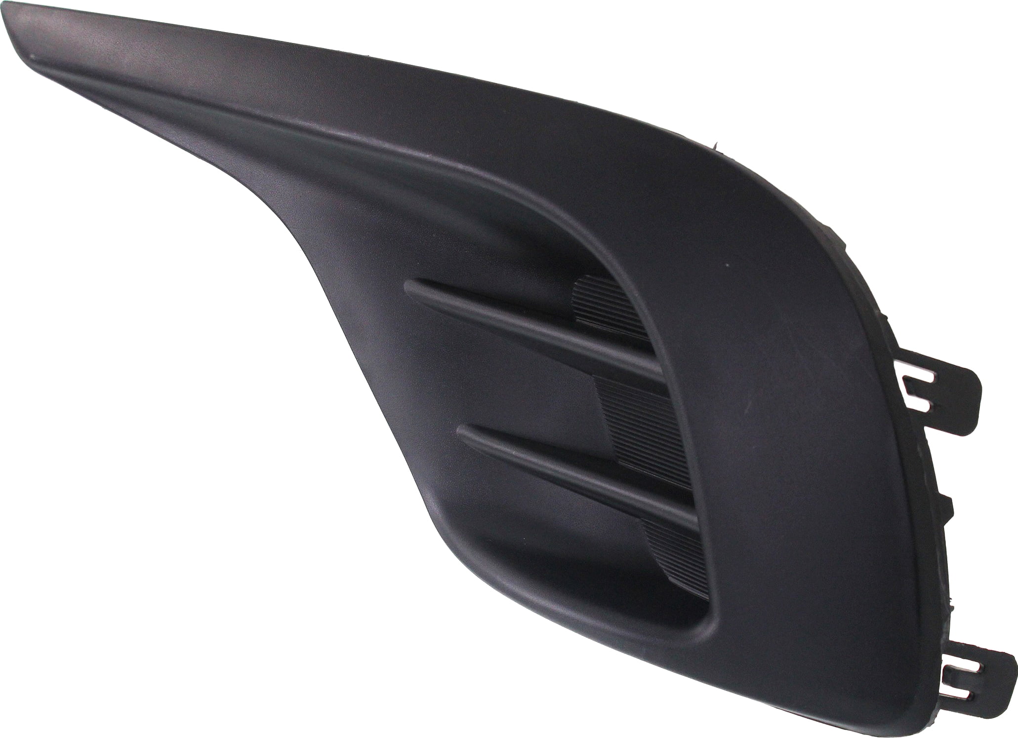 Fog Light Cover Compatible with 2011-2013 Toyota Highlander Left Driver Textured Black