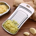 thumbnail image 2 of Harpily Garlic Chopper Stainless Garlic Grater Crusher Spoon Tray Grinding Kitchen Tool, 2 of 4