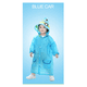 thumbnail image 3 of Poncho Impermeable Capa Lluvia Niño Colegio Kinder Escuela AZUL, 3 of 4