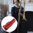 thumbnail image 1 of FESTFENDS Sac de Rangement pour Instruments de Musique en Tissu Oxford Imperméable Sac Trombone Rouge pour Stocker 22.8x12.6x10.2, 1 of 6