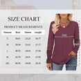 thumbnail image 2 of TEMOFON Long Sleeve Shirts for Women Blouses Casual Long Sleeve V Neck Fall Shirts Tunic Tops Womens Clothes Sweatshirts Pullover Lace Sleeve T Shirts, 2 of 8