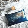 thumbnail image 5 of Naloa White Jellyfish Dansing in the Ocean Pillow Covers, Throw Pillow Case Cushion Covers,Cushion for Bedroom,Couch,Home-20"x30", 5 of 6