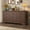Brown, variant on 9 Drawer Dresser for Bedroom,Wood Dressers & Chest of Drawers 63" Long Dresser,Solid Wood TV Stand with Large Metal Handle,Rustic Brown