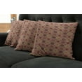 thumbnail image 2 of Ambesonne Moroccan Throw Pillow Cover 4 Pack, Bohemian Flora, 16", Multicolor, 2 of 6