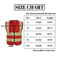thumbnail image 3 of High Reflective Vest Class 2 Safety Vests with 5 Pockets Zipper High Visibility Construction Uniform Meets ANSI/ISEA, 3 of 5