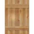 thumbnail image 5 of 21 1/2"W X 30"H Timbercraft Four 5 3/8" Boards Joined Board-N-Batten Shutters, Rough Sawn Western Red Cedar (Per Pair), 5 of 13