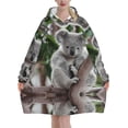 thumbnail image 1 of Cute Koala,Women's Oversized Wearable Blanket Hoodie, Blanket Sweatshirt,Flannel Pullover Blanket, 1 of 9