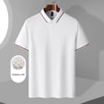 thumbnail image 4 of Men's Mulberry Silk Polo Shirts Summer Shirts Short Sleeve Polo Shirt, 4 of 22