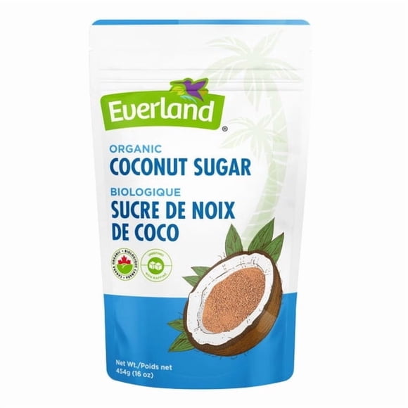 Everland Sucre de Coco Biologique, 454 g (Édulcorant à Faible Glycémie)