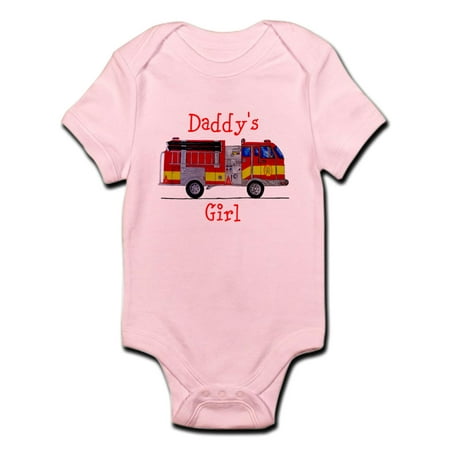 

CafePress - Daddy s Girl Fireman Infant Bodysuit - Baby Light Bodysuit
