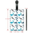 thumbnail image 2 of Sharks Seamless - Luggage ID Tags / Suitcase Identification Cards - Set of 2, 2 of 5