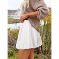 thumbnail image 5 of WQD Women’s High Waist Skort with Built-in Shorts Flowy Pleated Skirt Shorts for Casual Wear Travel Walking and Summer Outfits, 5 of 5