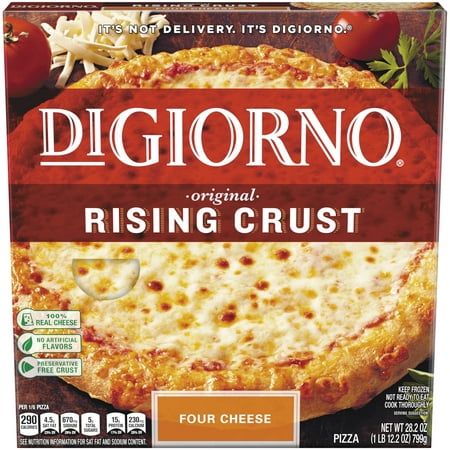 DIGIORNO Four Cheese Rising Crust Pizza 28.2 oz. Box
