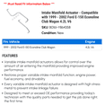 thumbnail image 2 of Intake Manifold Actuator - Compatible with 1999 - 2002 Ford E-150 Econoline Club Wagon 4.2L V6 2000 2001, 2 of 2