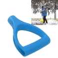 thumbnail image 2 of Pala para nieve de plástico azul claro tipo D de 32 mm con mango de instalación rápida para excavar y rastrillar con facilidad, 2 of 8