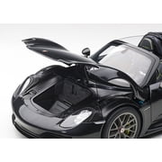 Porsche 918 Spyder Weissach Package Basalt Schwarz Black Metallic 1/12 Model Car by Autoart