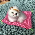 thumbnail image 1 of 1Pcs Peluche Réaliste de Chaton Chat Simulation Animal Vivant Jouet en Peluche pour Enfants, 1 of 2
