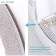 thumbnail image 1 of 2 uds., funda de asiento de inodoro de felpa cálida con asa y cremallera, lavable y reutilizable (rosa + gris) ZefeiWu 8390605251207, 1 of 1