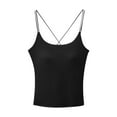 thumbnail image 3 of Yuyuzo Débardeurs de Yoga pour Femmes avec Soutien-Gorge Intégré Hauts d'Entraînement Camisoles de Yoga Athlétiques Chandails Longs Débardeurs de Sport, 3 of 4