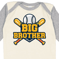 thumbnail image 4 of Inktastic Big Brother Baseball Boys Long Sleeve Baby Bodysuit, 4 of 5