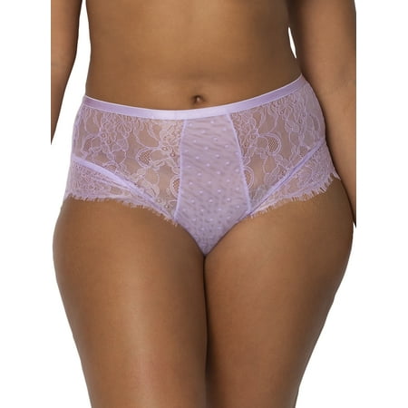 

Smart & Sexy Women s Lace High-Waisted Cheeky Panty Style-SA905