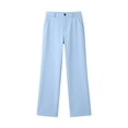 thumbnail image 6 of ShomPort Girls Straight Leg Pants Flat Front Stretch Dressy Pants Comfortable Loose School Uniform Trousers with Pockets, 6 of 7