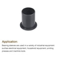 thumbnail image 5 of Uxcell 17mmx19mmx25mm Flanged Sleeve Bearings POM Wrapped Oilless Bushings Black 2 Pack, 5 of 5
