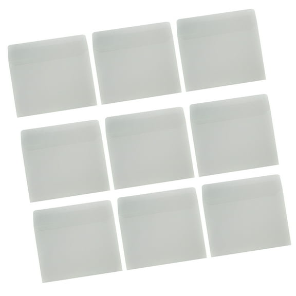 Raindrops  50 Pcs Self-adhesive Envelope Seal Colored Paper Office White
