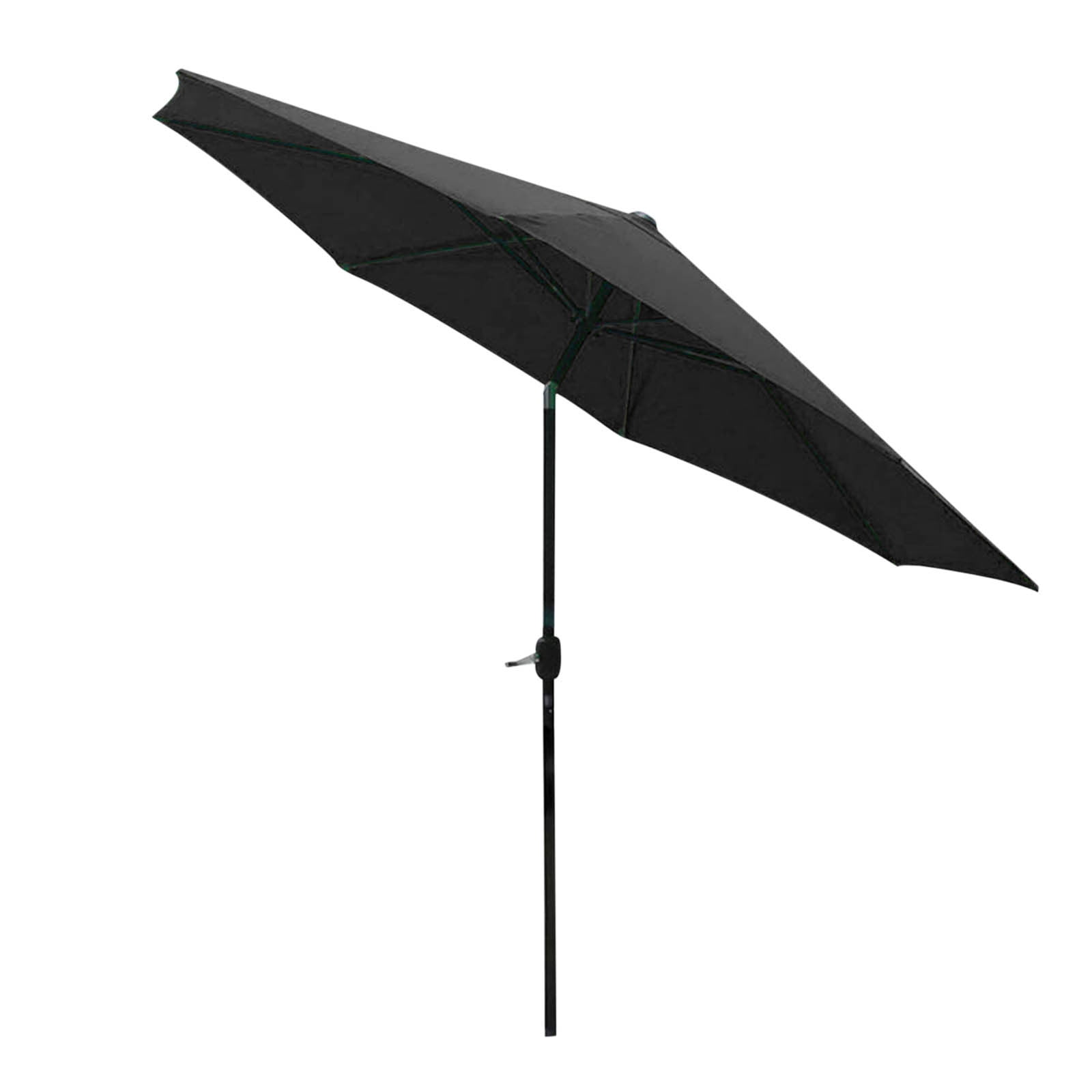 Shldybc 1.97" Black Beach Market Patio Umbrella, Cool and Comfortable