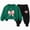 H226-Dark Green, variant on Toddler Girl Clothes Kid Fall Outfit Ruffle Sleeve Shirt Top Floral Pants Winter Clothing Set,Black,6-7 Y