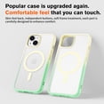 thumbnail image 7 of Allytechgroup iPhone 15 Case with Screen Protector, Compatible with Magsafe Transparent Matte Back Cover Anti-Scratch Drop Protective Phone Case for Apple iPhone 15, Green, 7 of 7