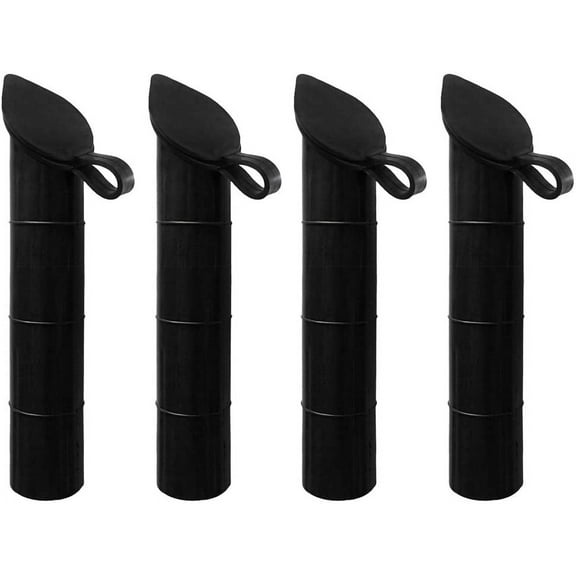 ABPETE rod holder insert,4-Pack Angled Rod Holder Liners,Marine Rubber Caps & Inserts for Boat/Kayak, Corrosion-Resistant (30° Mount Replacement)