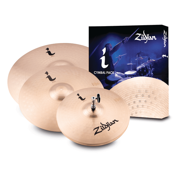 Zildjian I Series Standard Gig Cymbal Pack - 14" Hi Hats, 16" Crash, and 20" Ride
