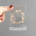 thumbnail image 4 of Cheers US 20Pcs/Set Jewelry Bag Self Seal Plastic Zipper Bag Clear PVC Rings Earrings Packing Storage Pouch Jewelry Transparent Lock Bags for Holding Jewelries, 4 of 7