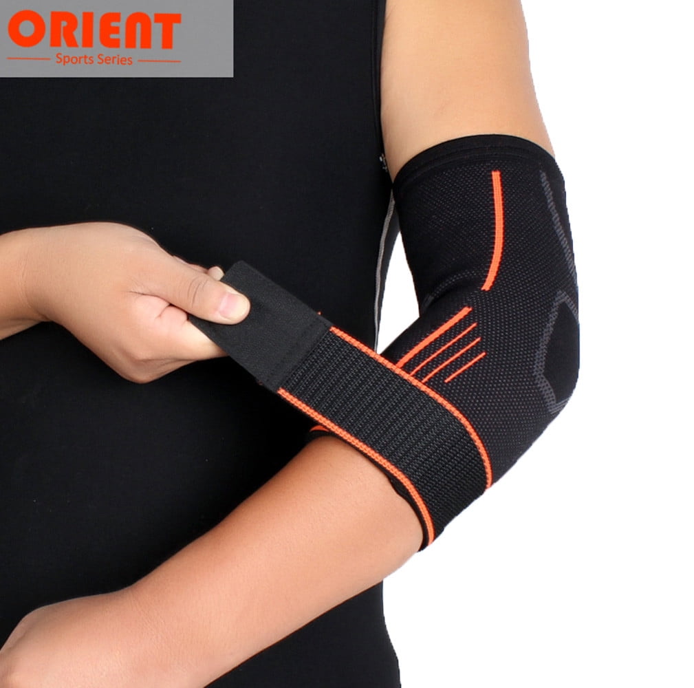 LBS Outdoor Sports Elbow Support Brace Pad Injury Aid Strap Guard Wrap Band 