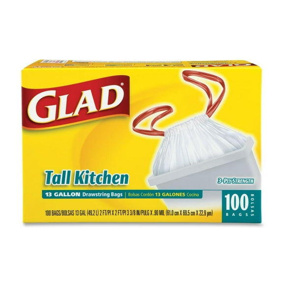 Tall Kitchen Drawstring Trash Bag