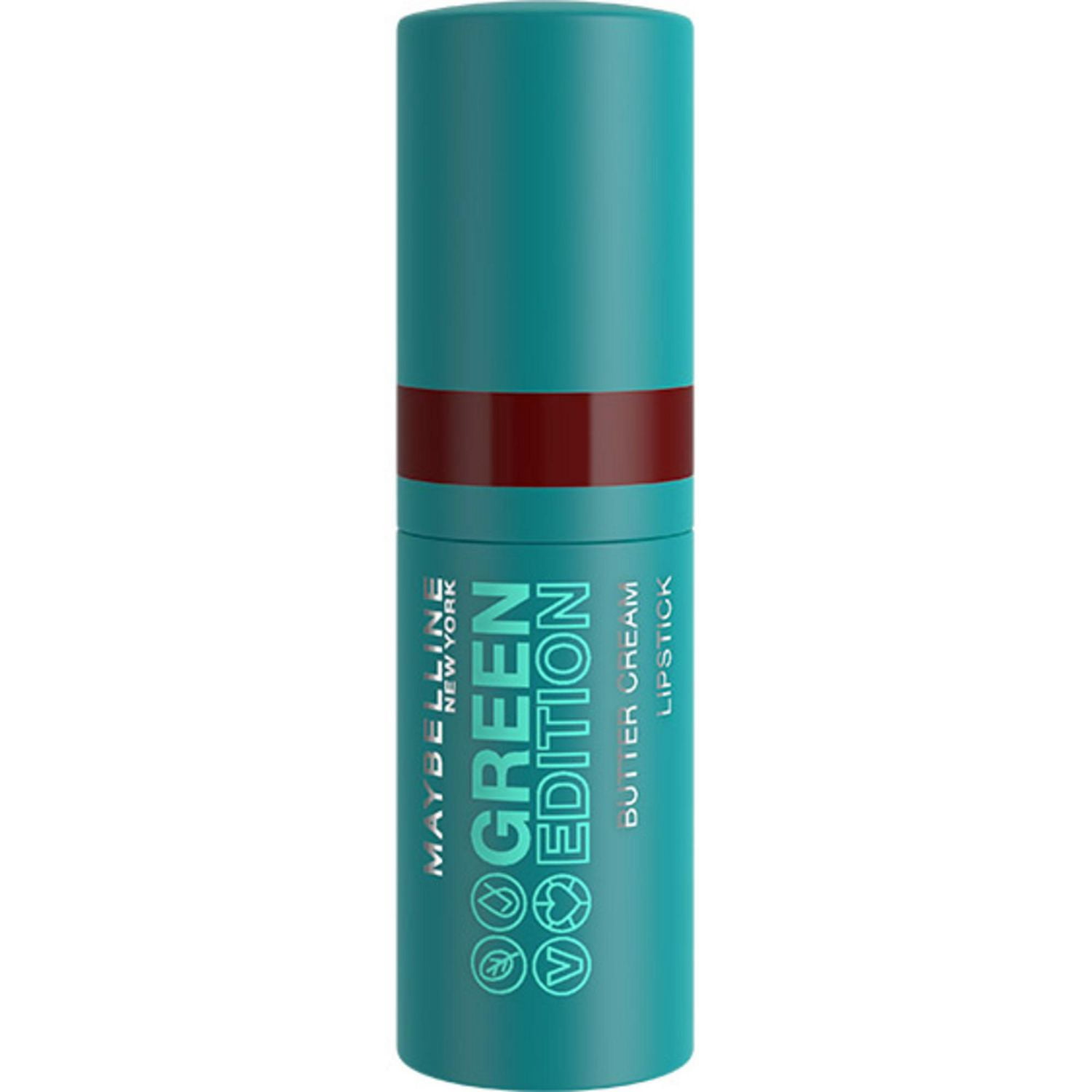 Maybelline New York Green Edition Butter Cream Lipstick, Formulated with Cocoa Butter, High-Impact Creamy Colour, Ecliptic, Purple, 3.4g