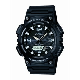 Casio Men s Solar Sport Combination Black and Green Watch AQS810W 8A3V Walmart